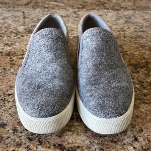 Vince Wool and Suede Slip-Ons Size 8
